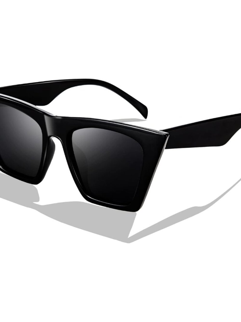 Stylish Black Retro Cat Eye Sunglasses for Women - Perfect for Every Occasion